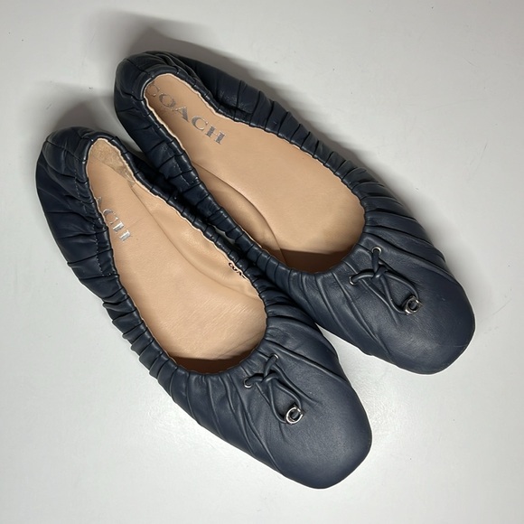 Coach Black Ballet Flats Women Size US 7B - Picture 7 of 16